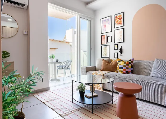 Made With 1-br By Finikoudes Apartmán